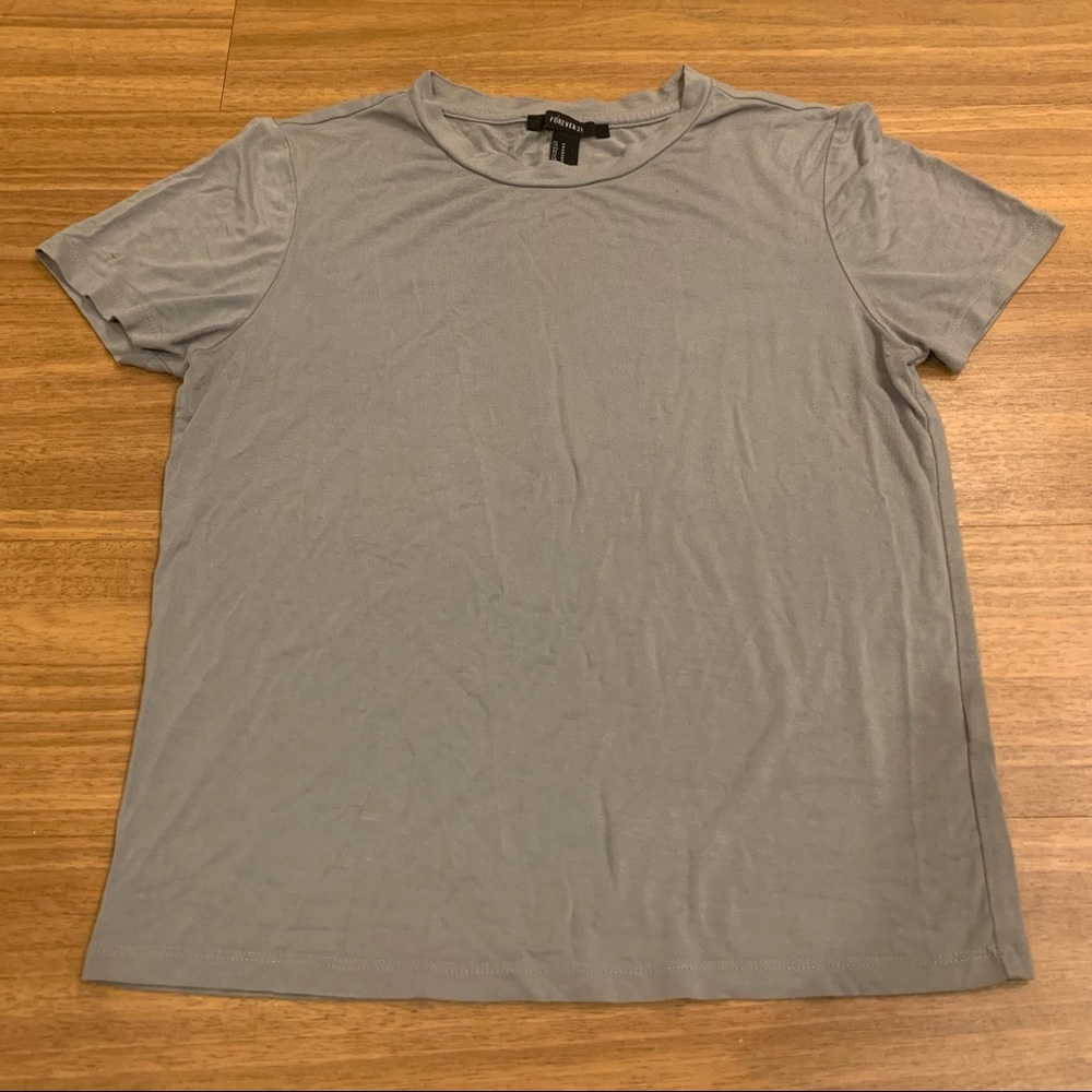 Forever21 Olive Short Sleeve Top